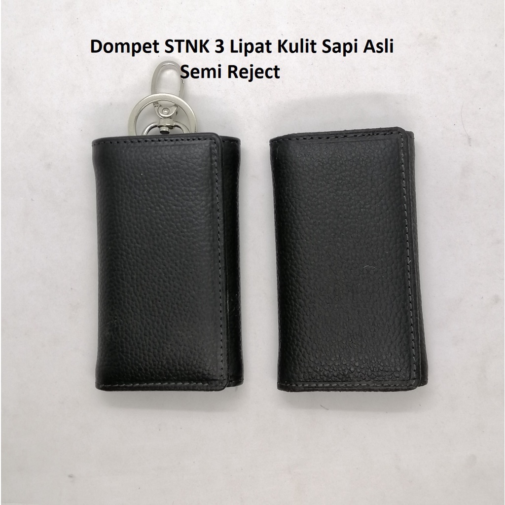 Dompet Kunci Mobil Kulit asli semi riject