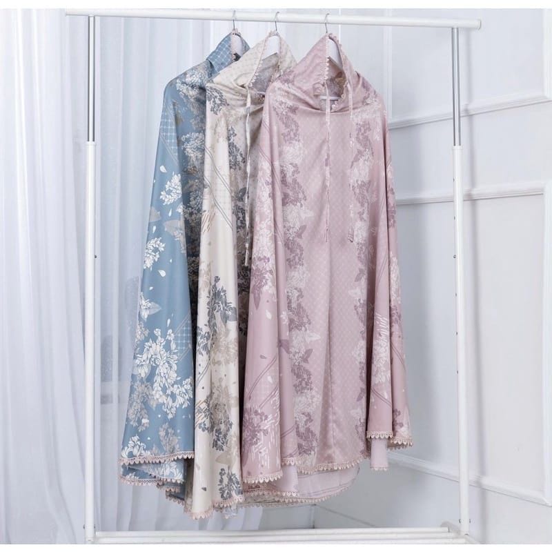 Naura - Mukena Armani Silk Dewasa Armani Silk 2In1 Jumbo Premium Mukena Travel Pasti Promo