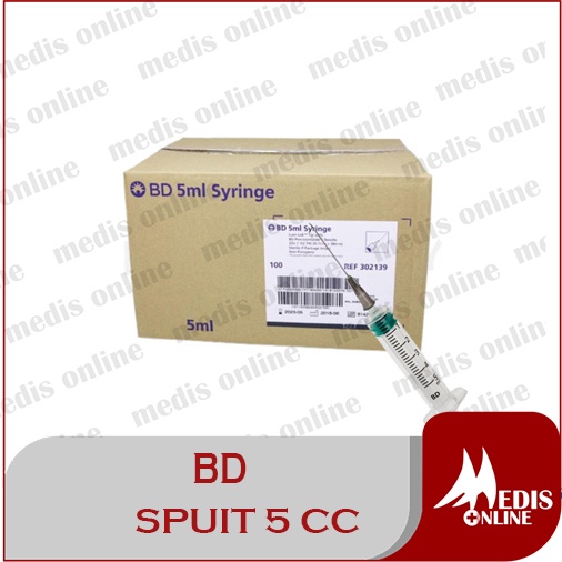 SPUIT 5CC BD / BD SPUIT 5CC / SYRINGE 5CC / SPUIT 5CC