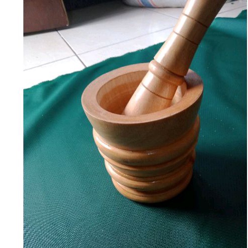 Jual Lumpang Kayu Mini Set Sama Alu Kecilnya Shopee Indonesia