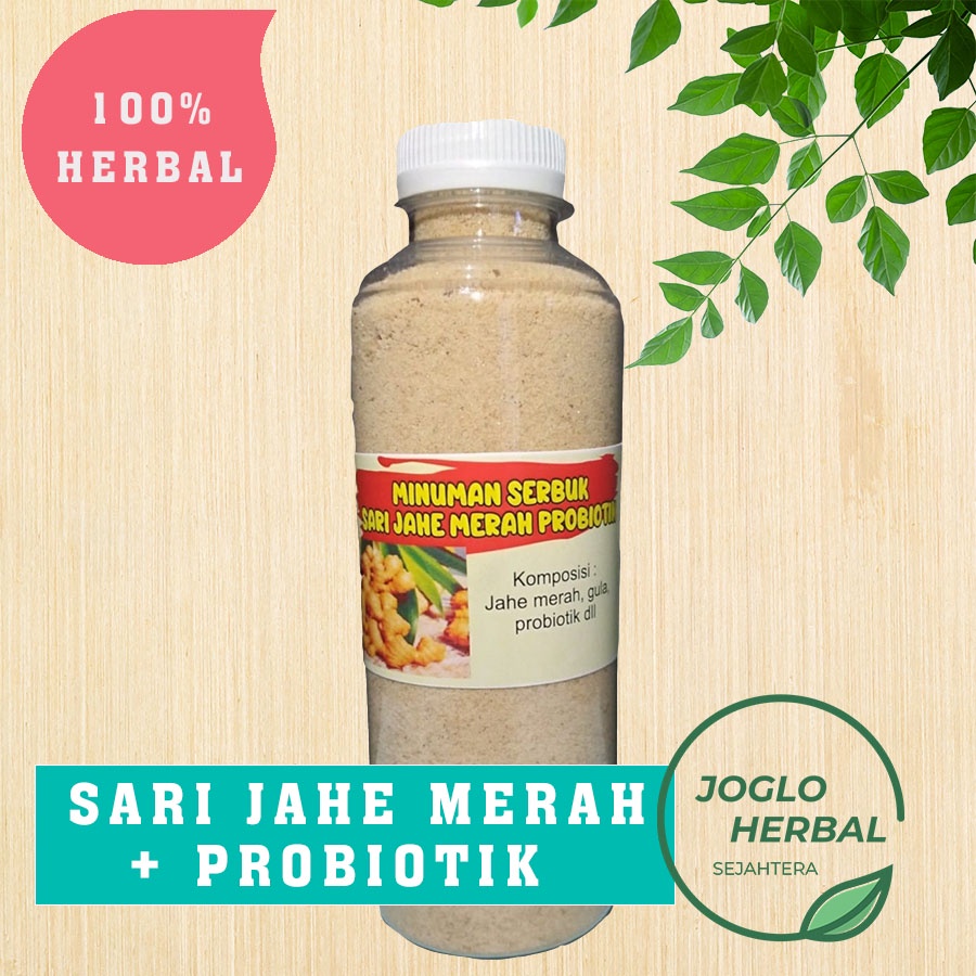 

Sari Jahe Merah Probiotik serbuk asli untuk kesehatan 100% Herbal