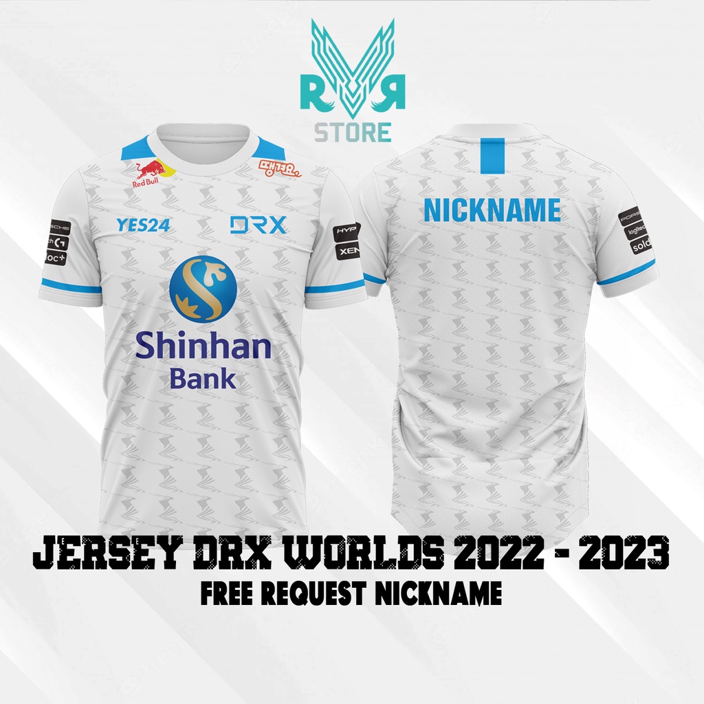 JERSEY DRX LOL Worlds 2022 2023 NEW (free request nickname)