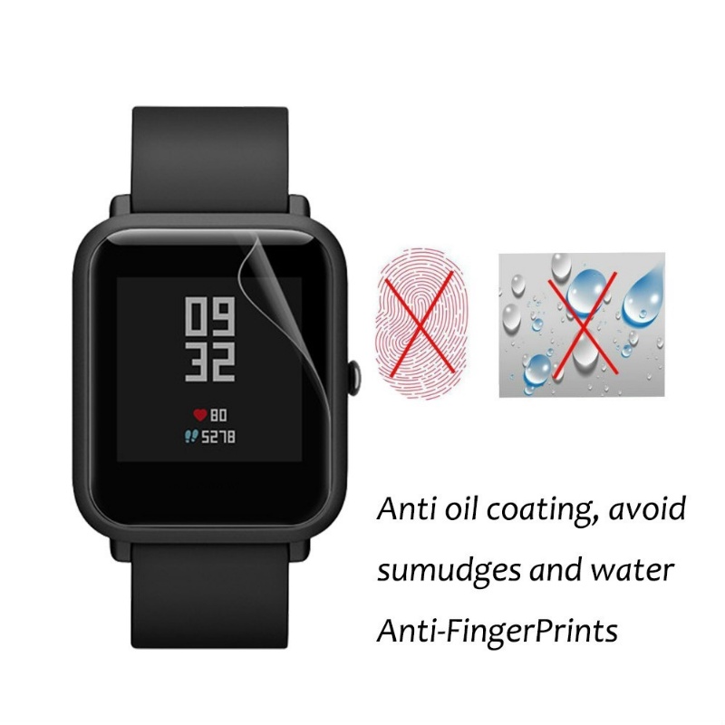 Film Pelindung Layar Smartwatch Bahan TPU Hydrogel Anti Gores / Air Untuk HuaMi GTS 2 Mini