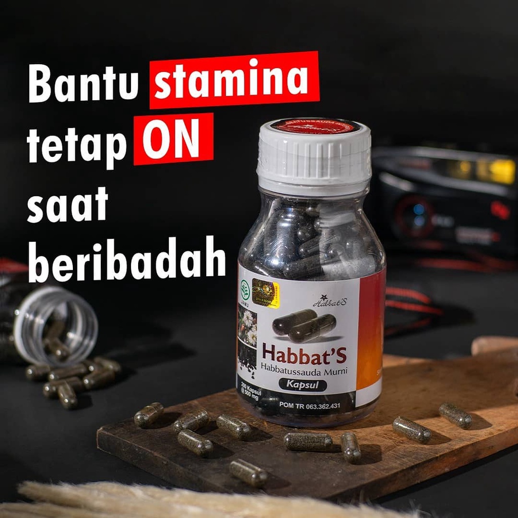 Habbatussauda Original Asli Cap Kurma Ajwa 100 120 210 Kapsul