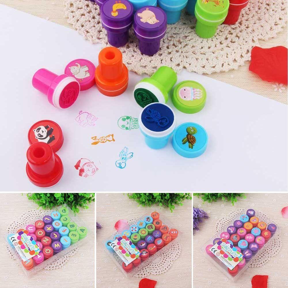 Mainan Stempel Nanas Kartun Lucu Menarik Untuk Notebook Scrapbooking DIY Bentuk Hewan/Huruf