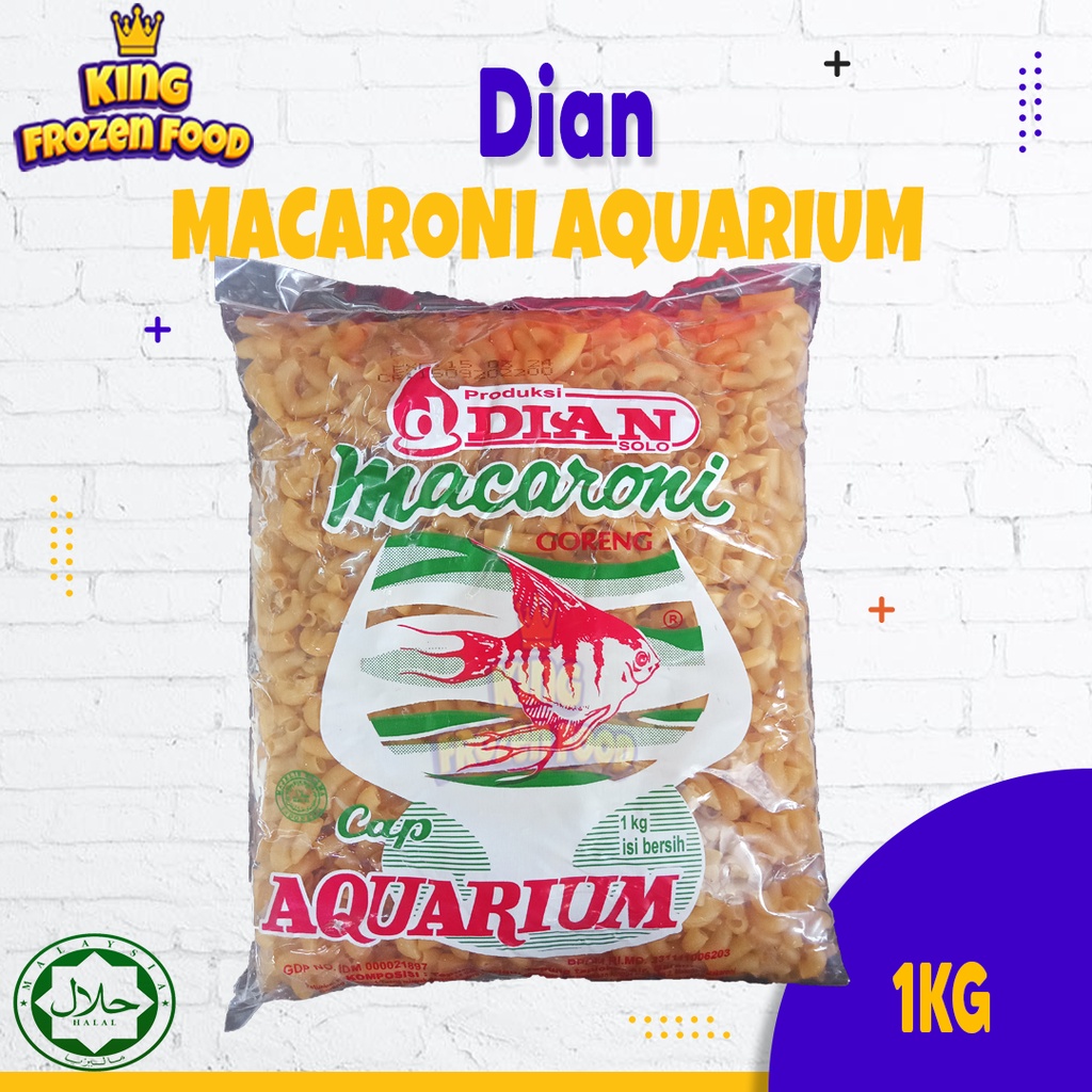 Makaroni Kuning Goreng Dian Aquarium 1KG