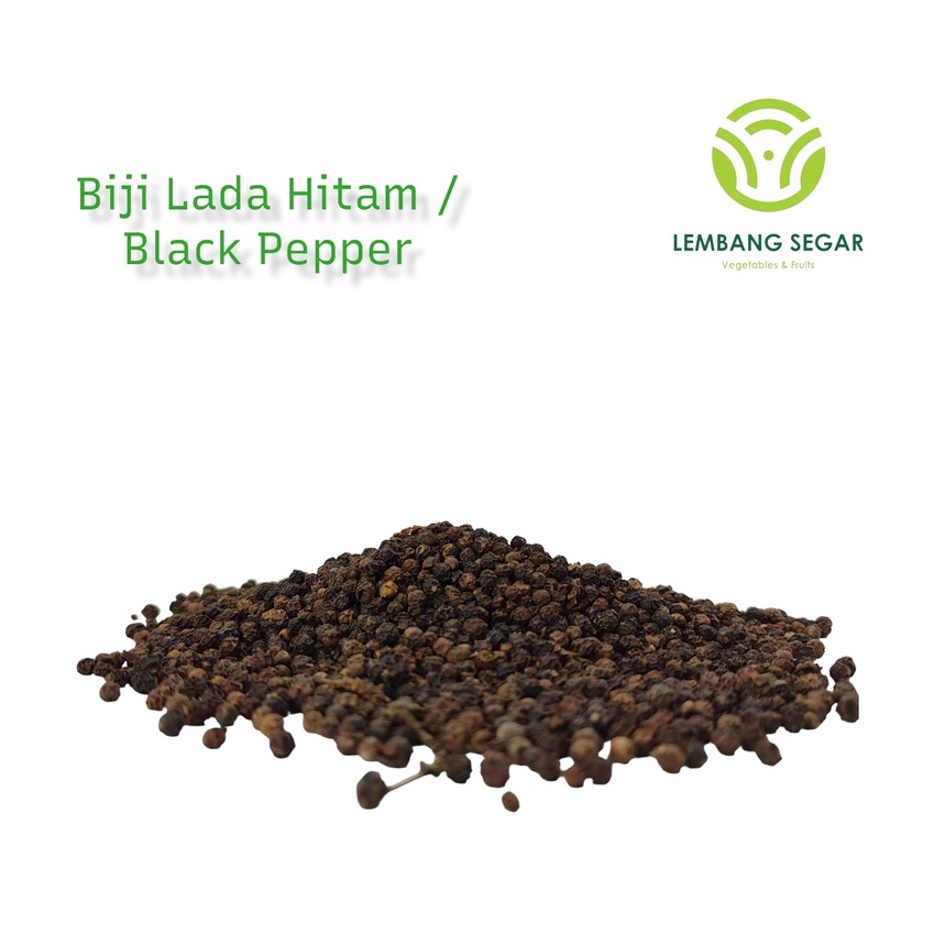 

Biji Lada Hitam / Merica Hitam / Black Pepper Lembang Segar
