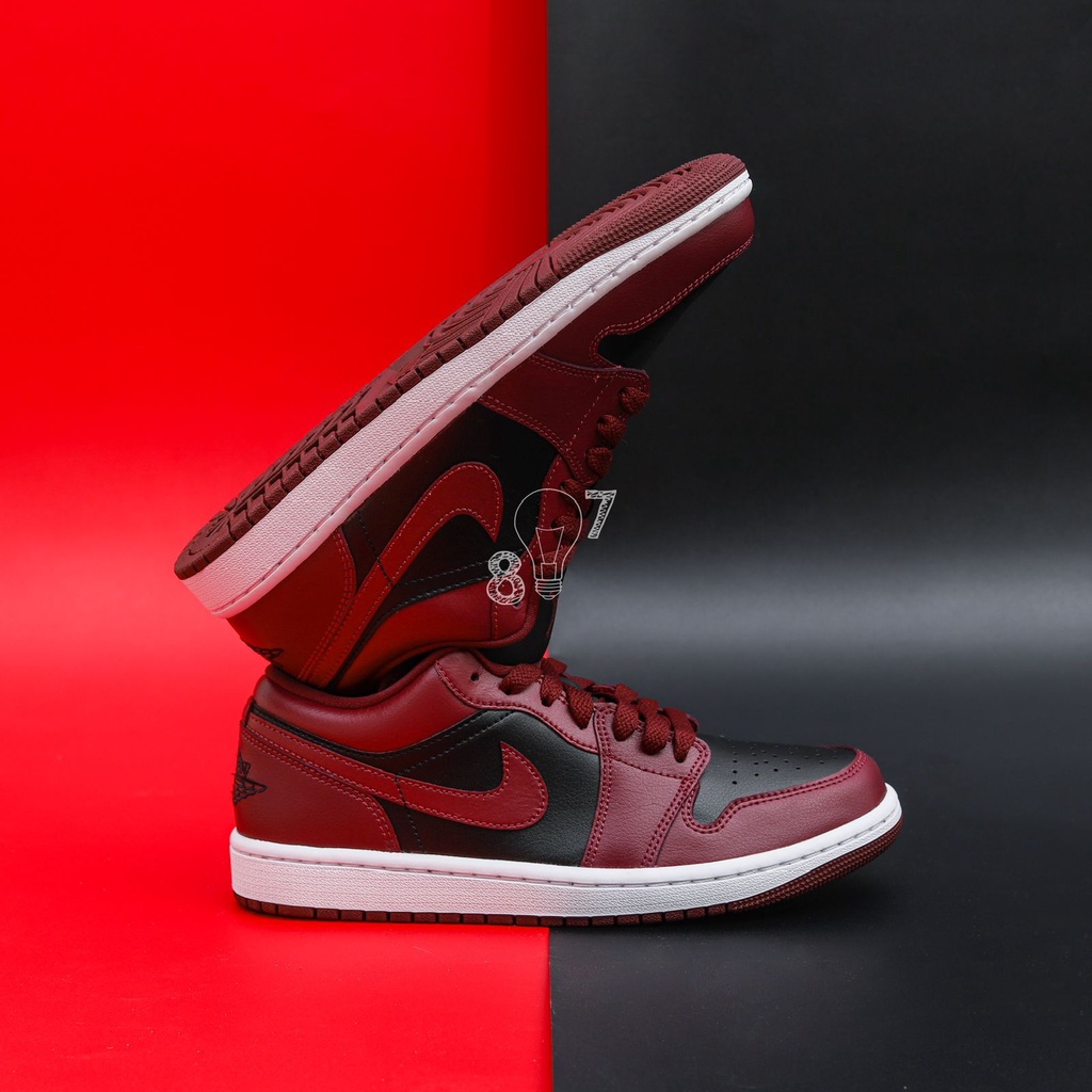 Air Jordan 1 Low Maroon Black