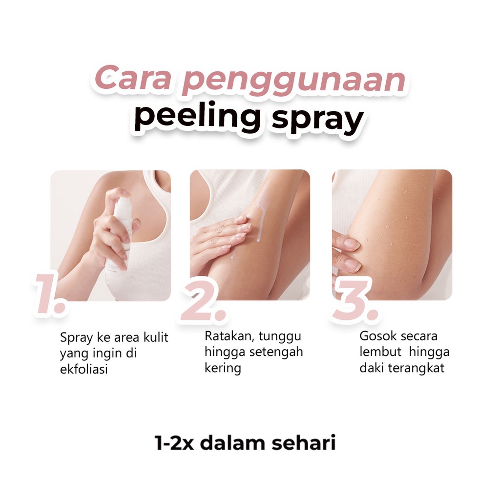 Byebadskin Peeling Spray - Perontok Daki