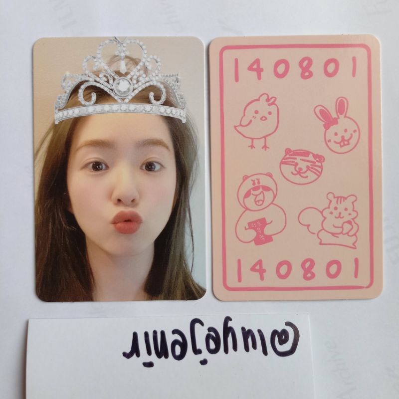 [ Take All ] PC Irene selca + lucky card Red Velvet Photocard photo set anniversary 8th 8 th anniv d