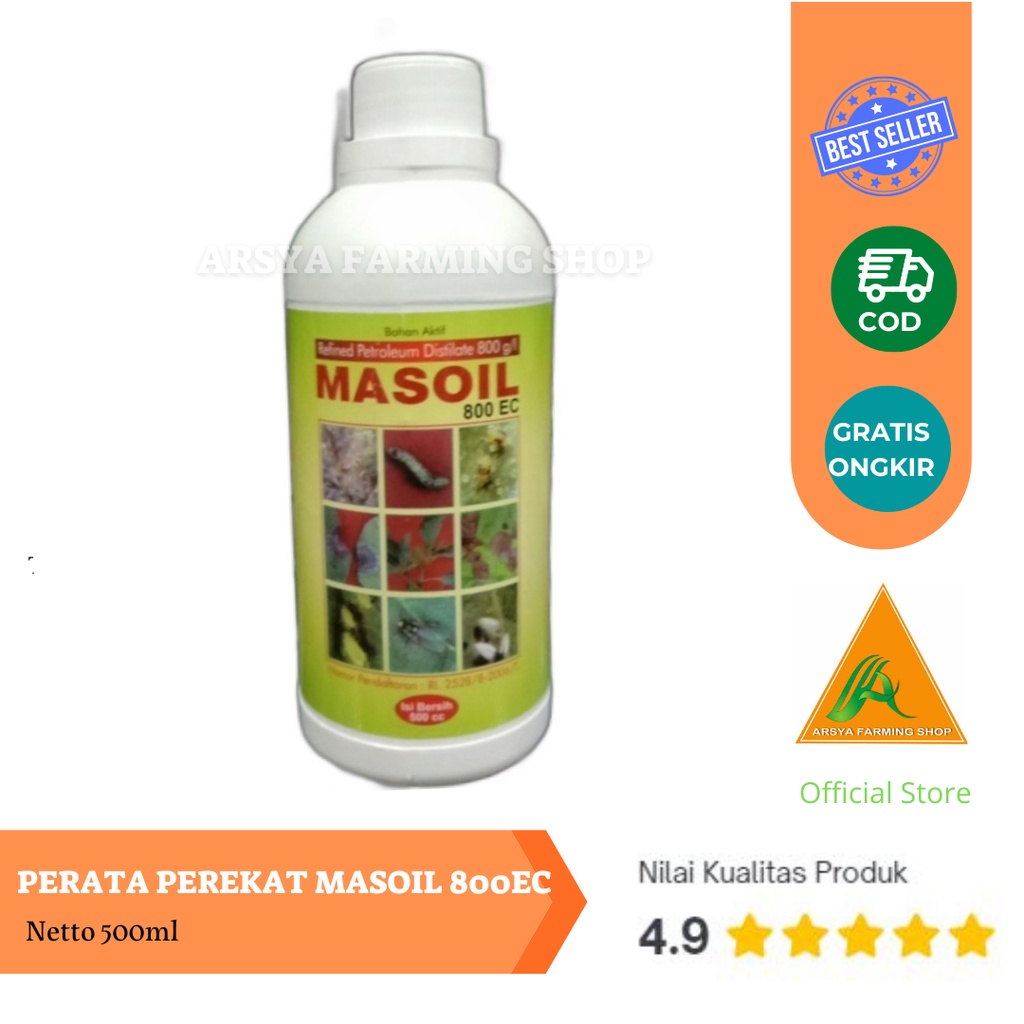 PEREKAT PERATA PESTISIDA MASOIL 800 EC 500 ML