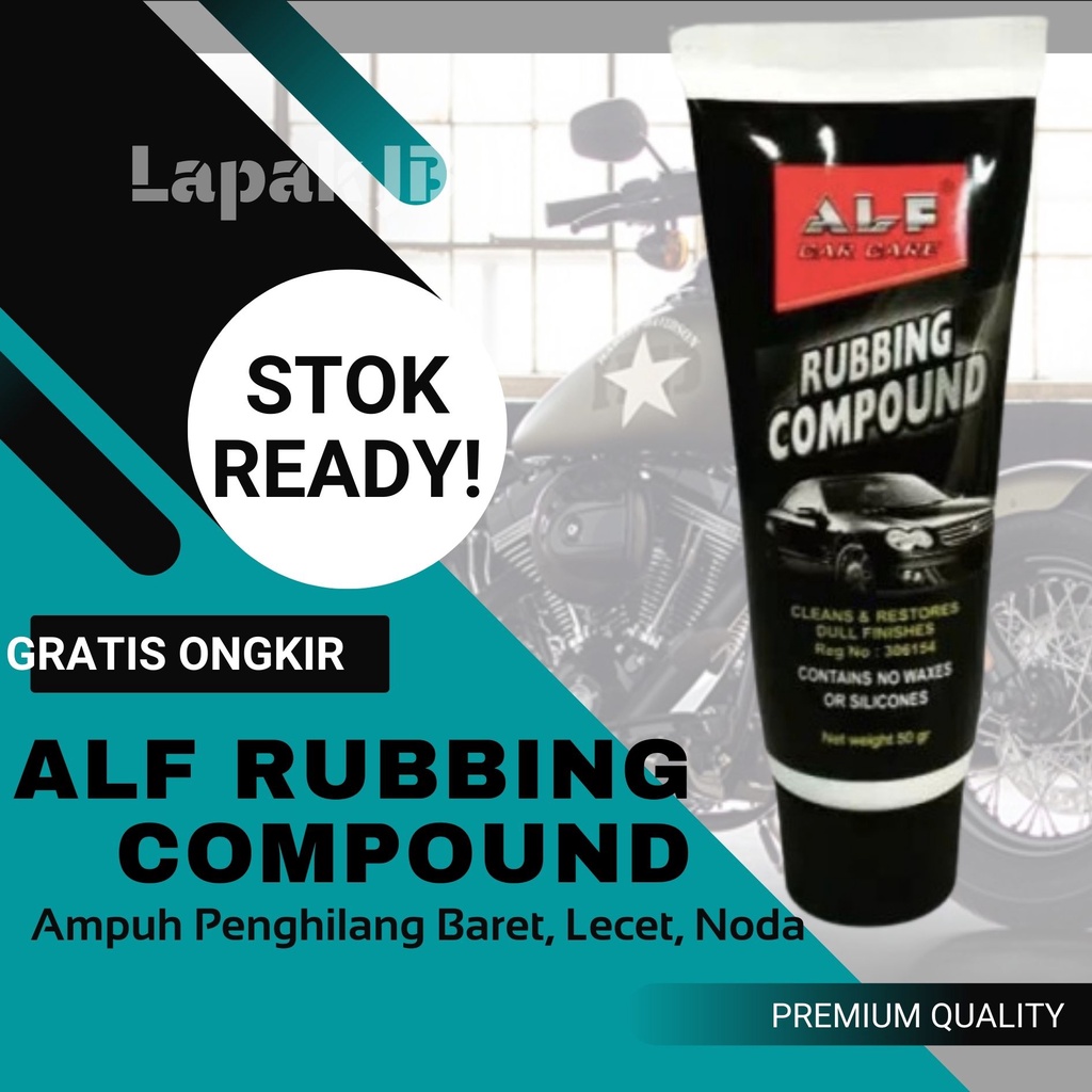 Compound Kompon Helm Headlamp Hitam Kaca Mobil Pengkilap Lampu Compound Alfa - Rubbing Compund Alf 5