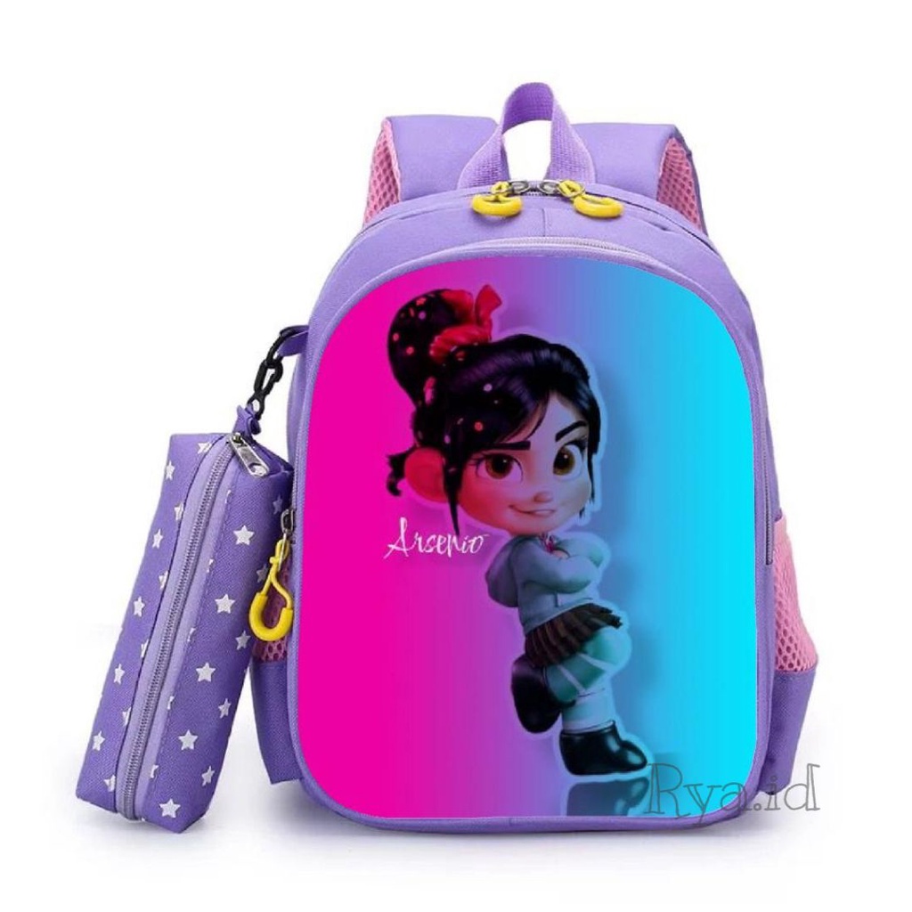 Rya.id - Lagi Hits Tas Ransel Anak Terbaru 2022 Motif Kartun Venellope Viral Tas Ransel Anak Serba Guna Best Seller Cocok Untuk Anak Tk Paud Sd