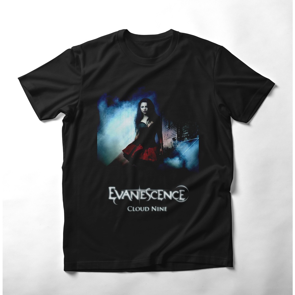 Kaos EVANESCENCE CLOUD NINE Premium Tshirt Evanescence, Kaos band evanescence, kaos music, kaos dist