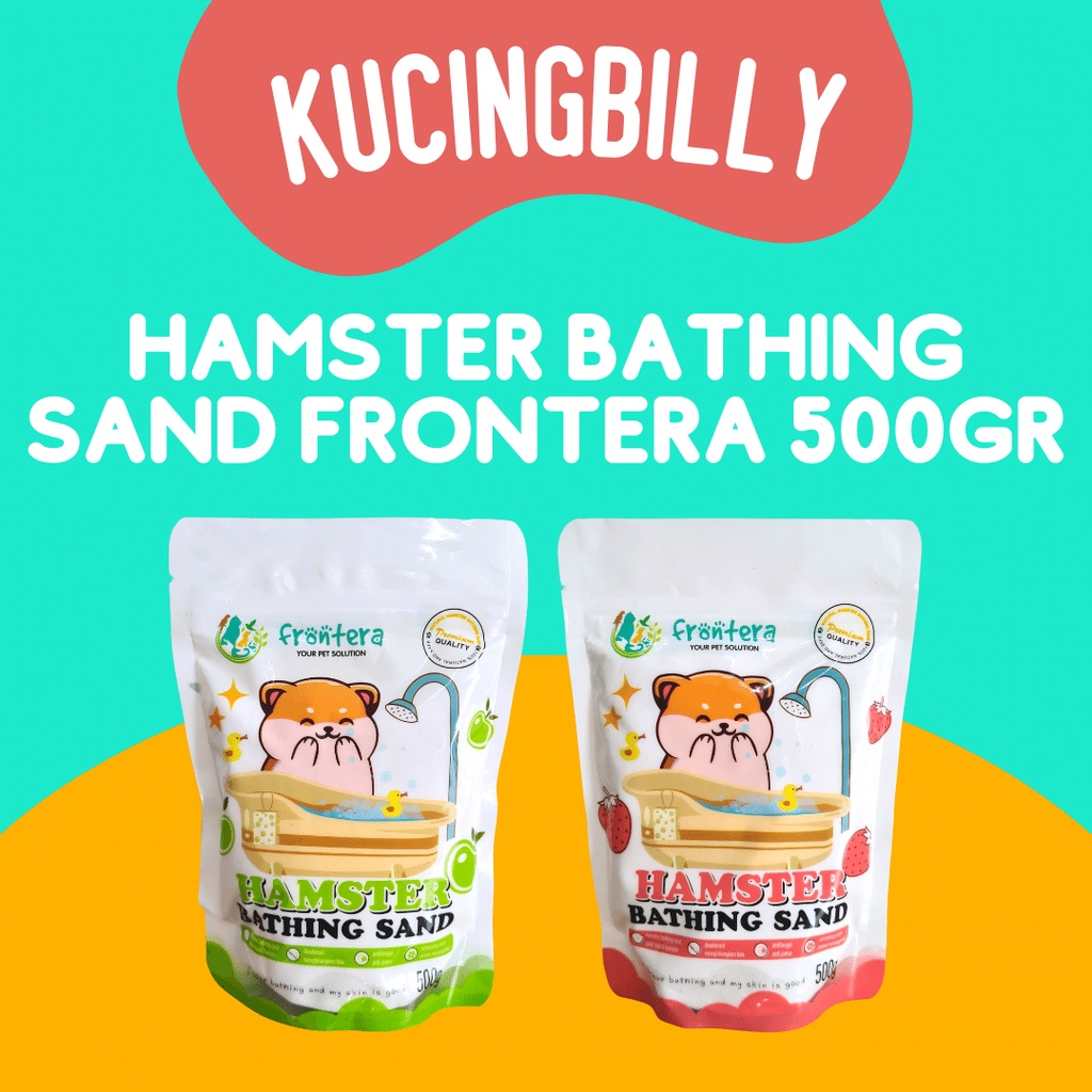 Hamster bathing sand Frontera 500gr pasir mandi hamster