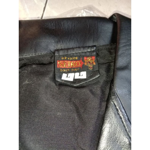 jaket kulit sintetis Merk saiko ,ukuran :LL / L M JAKET pria model Harley