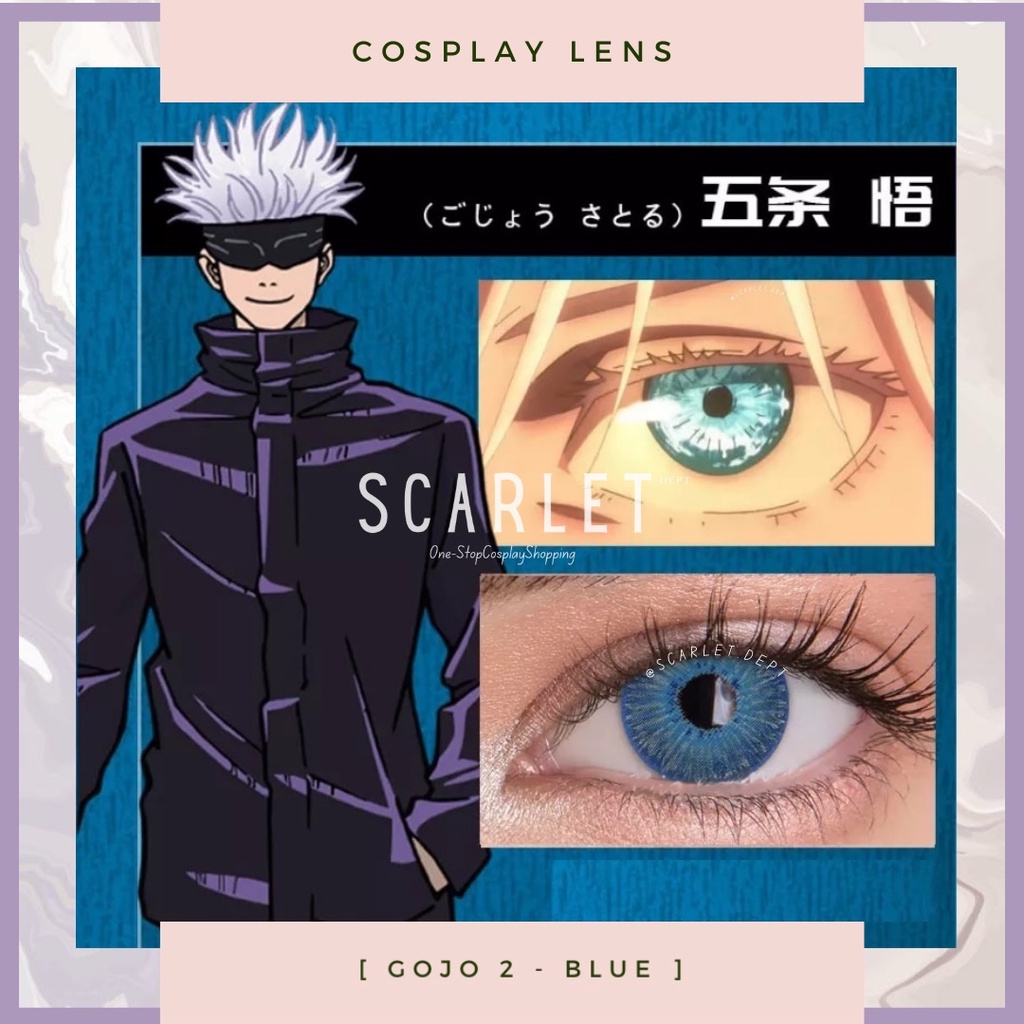 SCARLETDEPT || GOJO -- Cosplay Lens Blue Purple Softlens