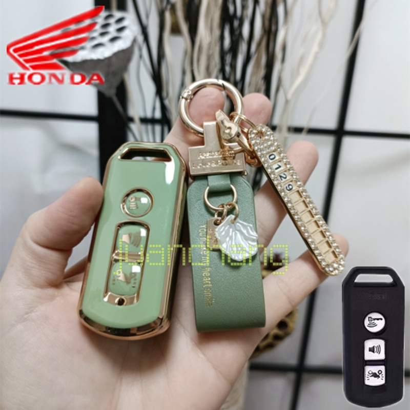 Case Holder Kunci Remote Bahan TPU Untuk Honda PCX 150 X-ADV SH300i NF07 Forza 300 PCX 125 150 SH300 SIPER SH125 PCX-150 Adv