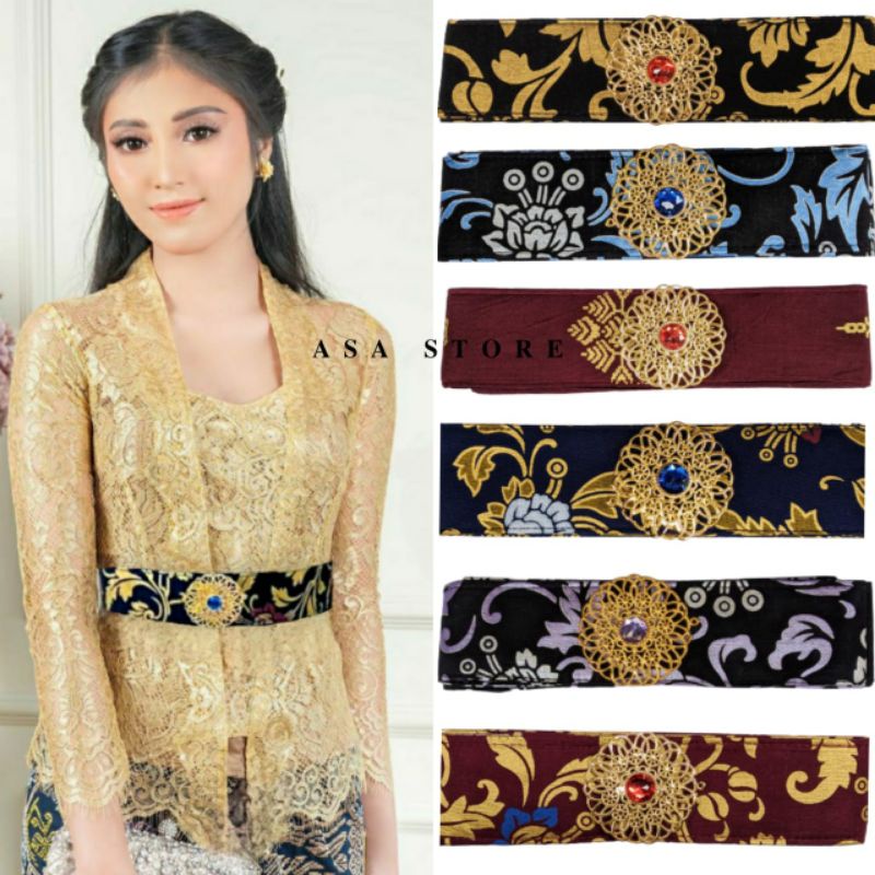 Ikat Pinggang Wanita FREE BROS/OBI KEBAYA KAIN KATUN BATIK