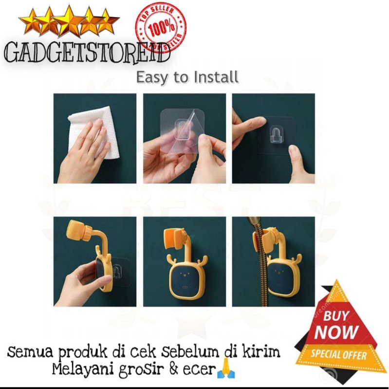 GG - Holder shower gantungan shower tempel shower stand holder bracket kuat holder shower kamar mand