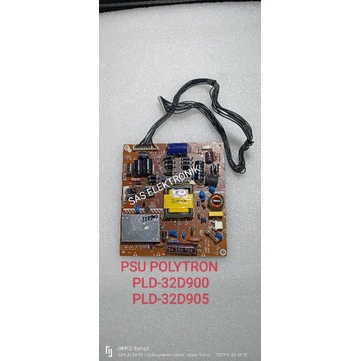 PSU POWER SUPLAY REGULATOR TV LED POLYTRON 32 INCH PLD32D900 PLD32D905 PLD-32D900 PLD-32D905