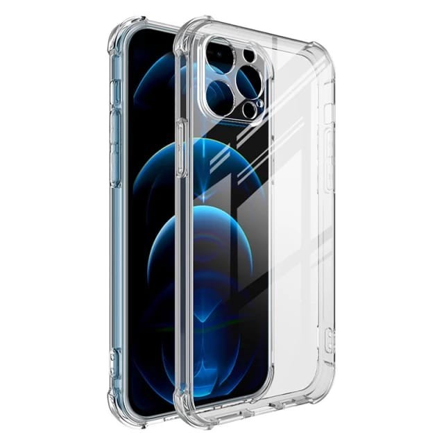 IPHONE 14 14 MAX 14 PRO 14 PROMAX 13 PROMAX 13 PRO 13 13 MINI CASE HD BENING CRACK 1.5mm SOFTCASE SILIKON BENING CLEAR TRANSPARAN ANTICRACK CLEAR BENING CASING COVER KARET PRO MAX