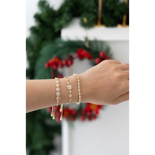 Iweargracie - Christmas Gift - 18K GOLD PLATED BRACELET (Hanya 1pc)