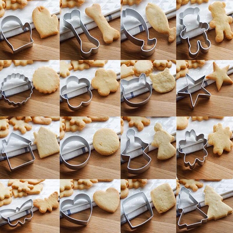 Cetakan Pemotong Kue / Biskuit / Cookies DIY Bahan Metal