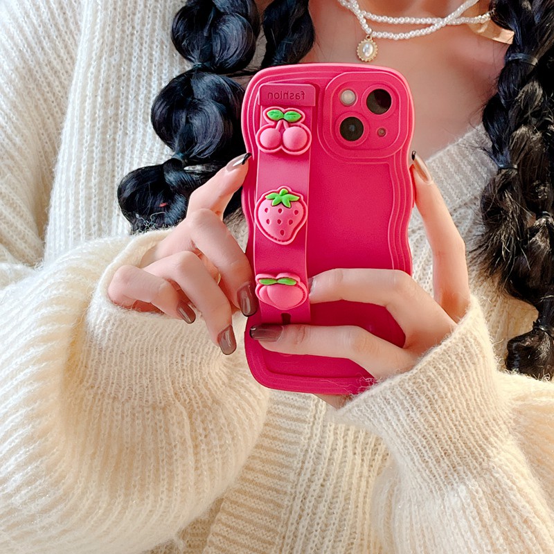 REDMI Case Motif Mawar Merah Dengan Wristband Untuk OPPO Reno 5 6 8 A3S A31 A53 A33 A9 A5 A57 A96 F11 VIVO Y11 Y12i Y15 Y17 Y12S Y20S V9 S1 V23 Y19 Note 10