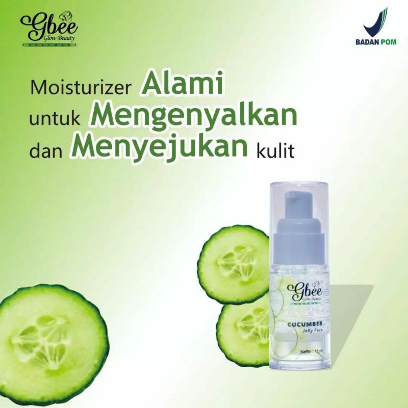 New product ! Gbee Glow Beauty cucumber jelly face gbee glow mousturizer moisturizer