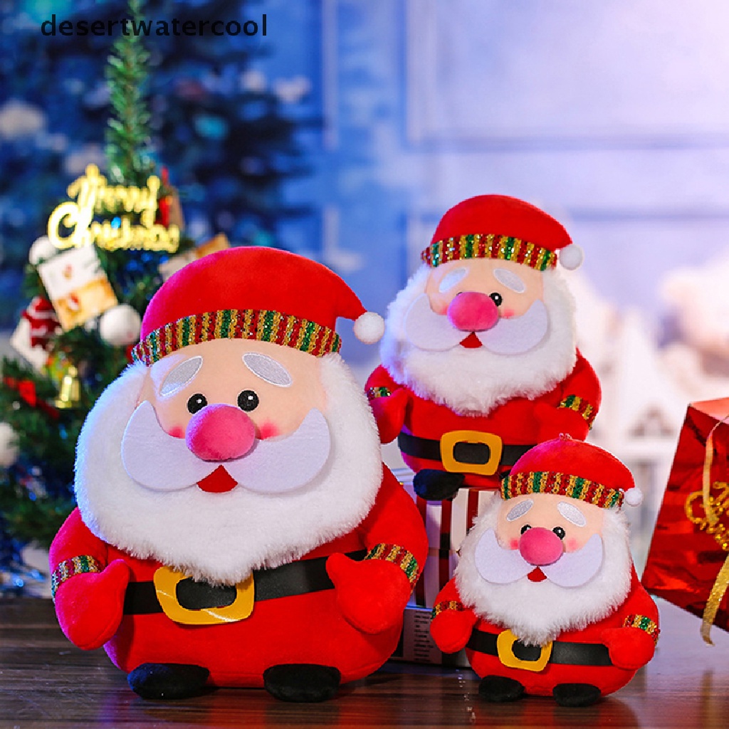 Deid Boneka Santa Claus / Rusa / Snowman Bahan Plush Untuk Dekorasi Natal