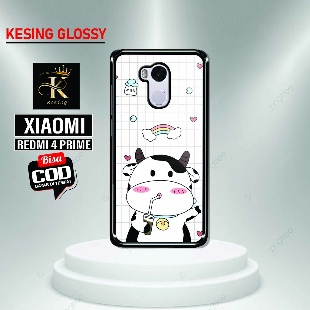 Case Redmi 4 Prime - Case Redmi 4 Prime Terbaru - Hardcase Glossy - Softcase Kaca - Case Redmi 4 Pri