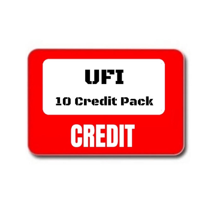 ISI CREDIT UFI BOX 10 CREDIT