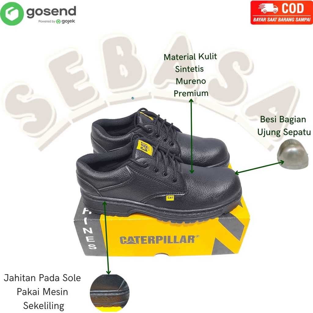 sepatu safety sebasa pelindung sepatu kerja