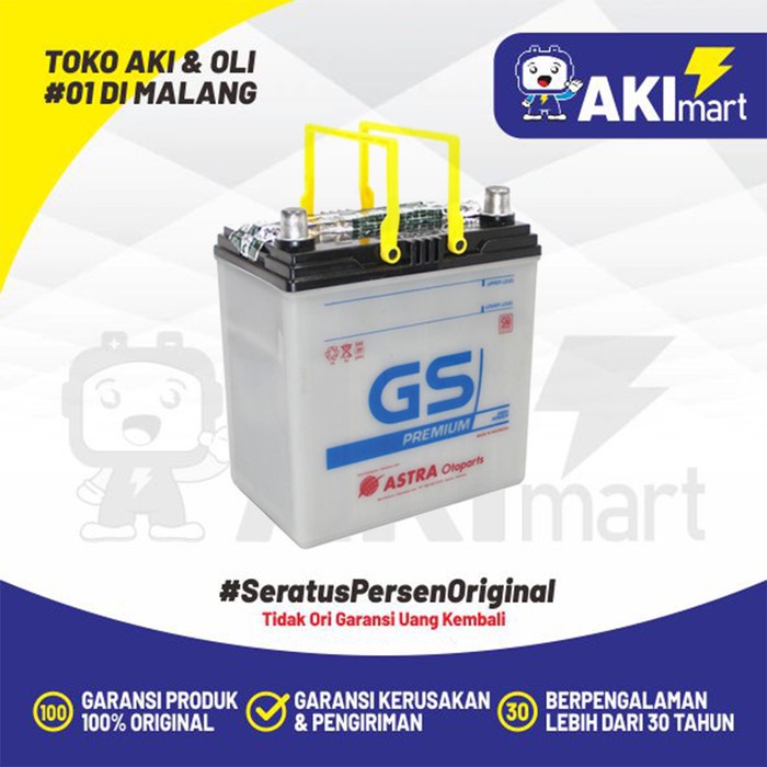 GS Astra Premium 55D23L Aki Mobil