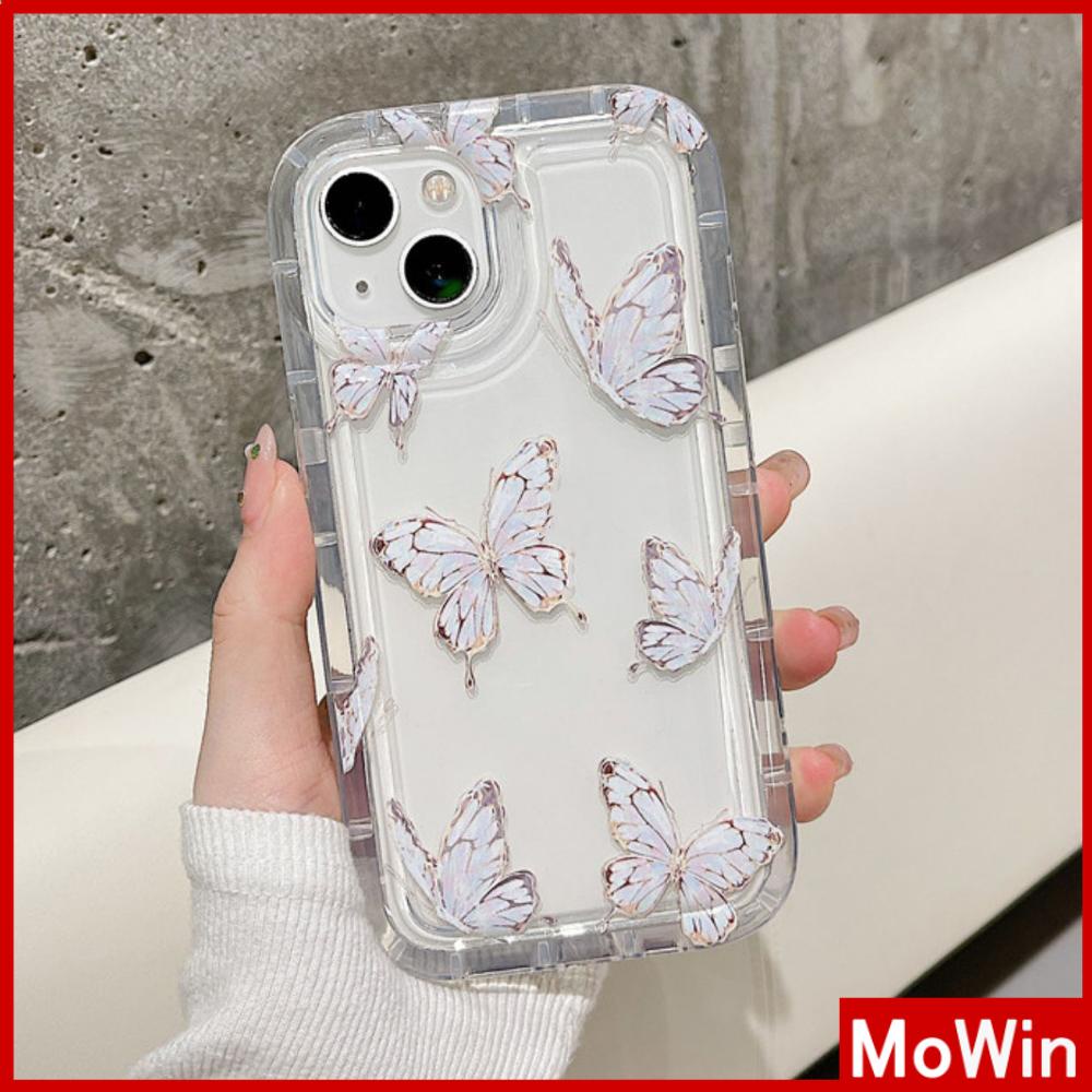 For iPhone 14 Pro Max iPhone Case Thickened TPU Soft Case Clear Case Airbag Shockproof Fantasy Butterfly Compatible with For iPhone 13 Pro Max 12 Pro Max 11 Pro Max 7plus XR xs max