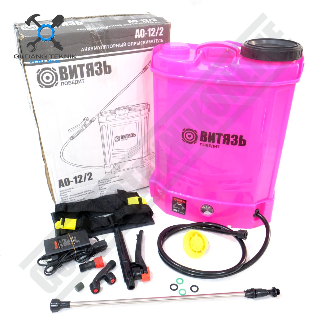 Alat Semprot Semprotan Hama 13L PATRIOT FALCON XENON PINK ORANGE Sprayer Hama /  Sprayer Obat Hama Elektrik 13 Liter PATRIOT