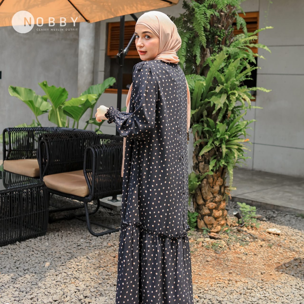 Nobby - Zidny Dress Gamis Motif Polkadot