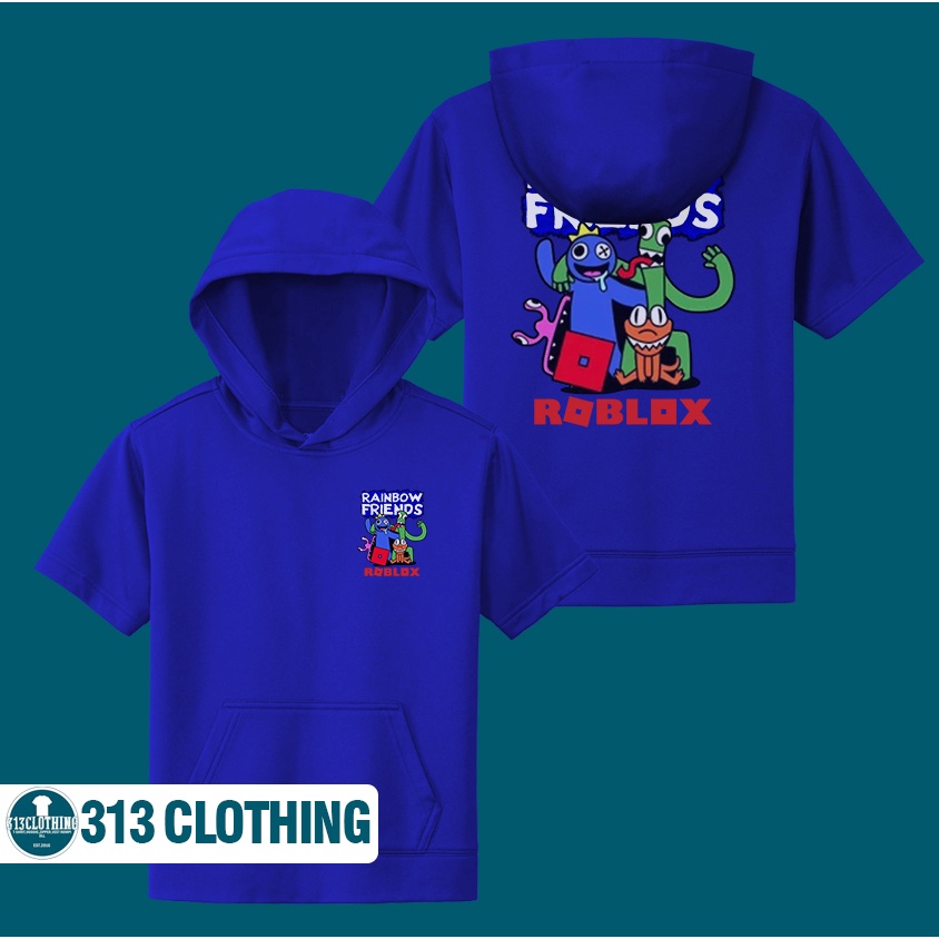 Jaket Short Hoodie Anak Rainbow Friends X Roblox Hoodie Anak Roblox Rainbow Friends