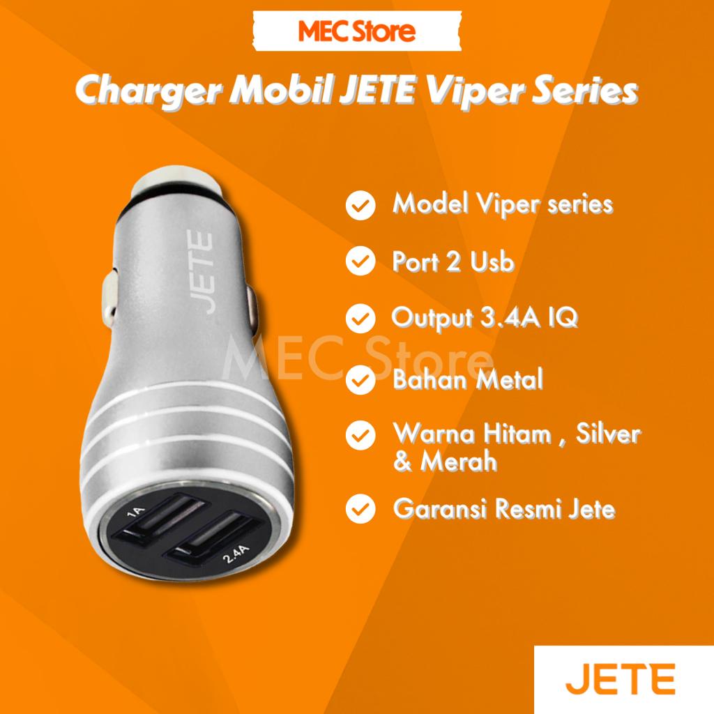 Car Charger / CAS Mobil Jete Viper Series 2.4A Smart iQ Metal