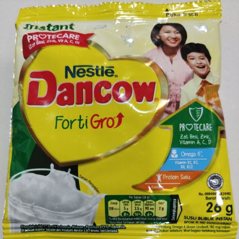 

Susu Bubuk Dancow Sachet 26gr