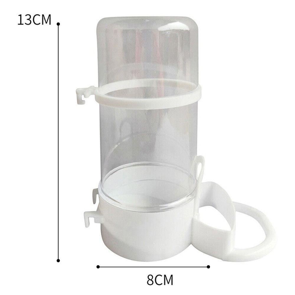 Solighter Tempat Makan Burung New Anti Splash Dispenser Makanan Plastik