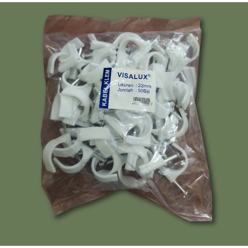 KLEM KABEL 22MM PAKU BETON