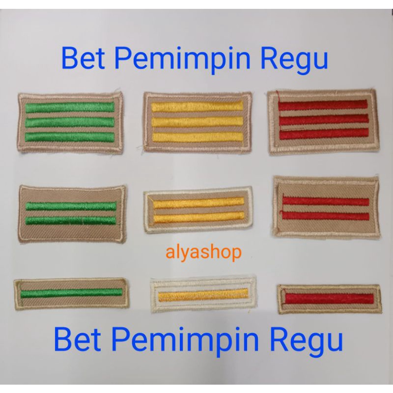 Bet Pramuka # Bet Pemimpin Regu # Bet Garis