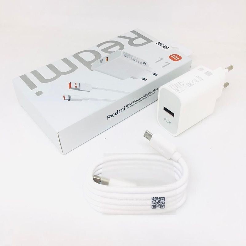 Travel Charger Xiaomi Redmi Original Casan TC Fast Charging USB Cable Type C