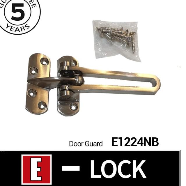 Pengaman kunci pintu/Door Guard Elock Stainless Steel E1224NB