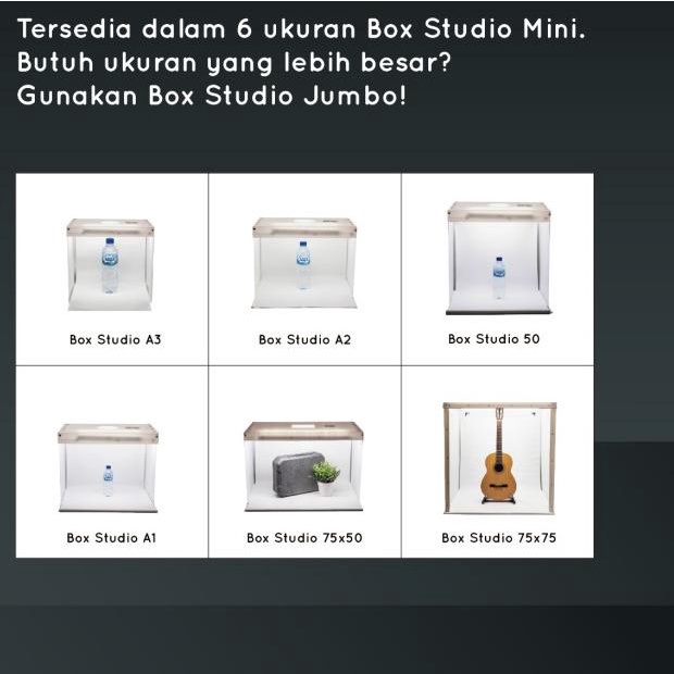 SAF STUDIO MINI BOX PHOTO UKURAN A3 - box+1alas