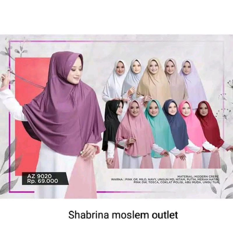 BIG SALE .  Cuci Gudang Promo Afizah Hijab Bergo AZ 9020