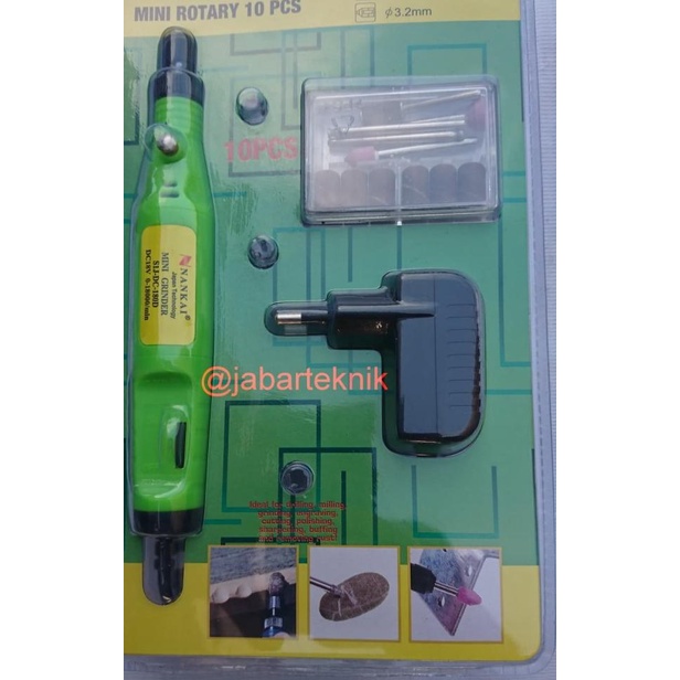 Gerinda Bor Mini Mini Die Grinder Rotary Tool 10 PcS Nankai TUNER