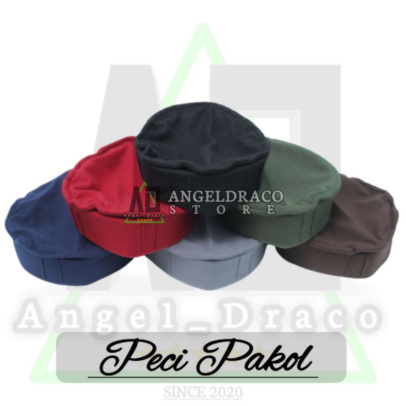 Peci Pakol Polos / Peci Pakol / Pakol Polos / Pakol / Peci / Afganistan / Kopiah / Kopeah / Kopiyah
